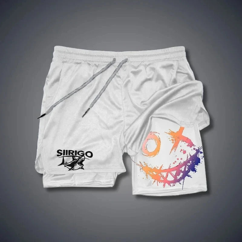 Sorridi e Spingi – Pantaloncini da Workout Estivo