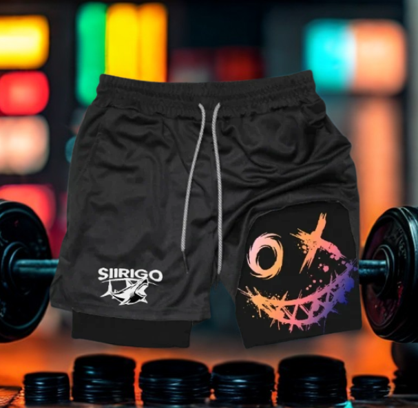 Sorridi e Spingi – Pantaloncini da Workout Estivo